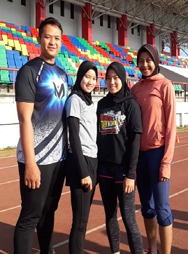 PRA PON : Tiga atlet putri Banyumas yang akan membela Jateng di babak pra-PON Papua 2020, di Karawaci, 26-29/9. (SB/dok).