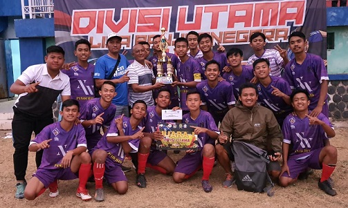 Kesebelasan MAN 2 Banjarnegara (M2B) menjuarai Divisi Utama U-16 Askab Banjarnegara 2019.