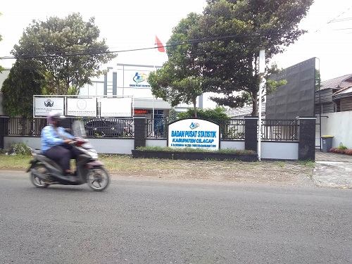 BPS: Kantor BPS Kabupaten Cilacap, di Jalan Dr Sutomo Cilacap. (SB/Gayhul Dhika Wicaksana)