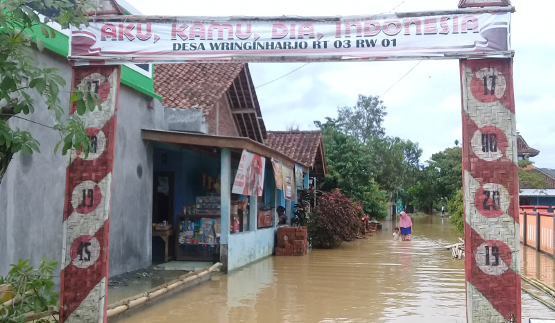 11.450 Rumah Terdampak Banjir di Cilacap