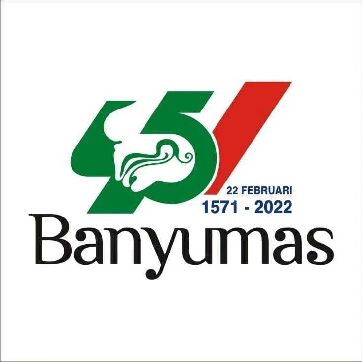 Logo Hari Jadi ke ke-451 Kabupaten Banyumas hasil karya Imam Safii, warga Kudus yang memenangi sayembara.(Sumber: dok)