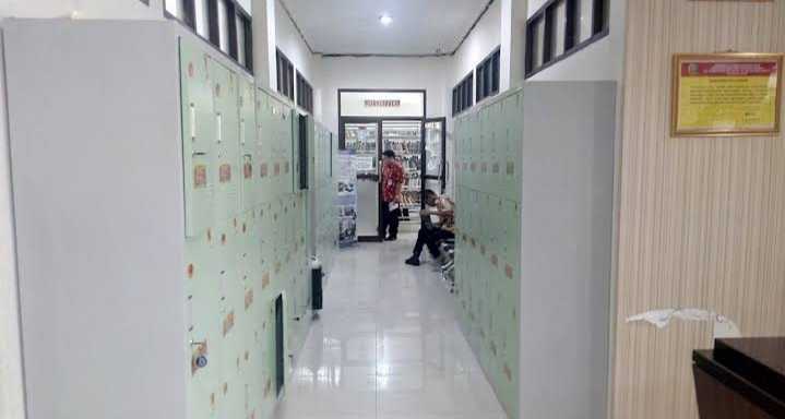 Suasana di dalam ruang baca Perpustakaan Daerah (Perpusda) Kabupaten Banyumas.