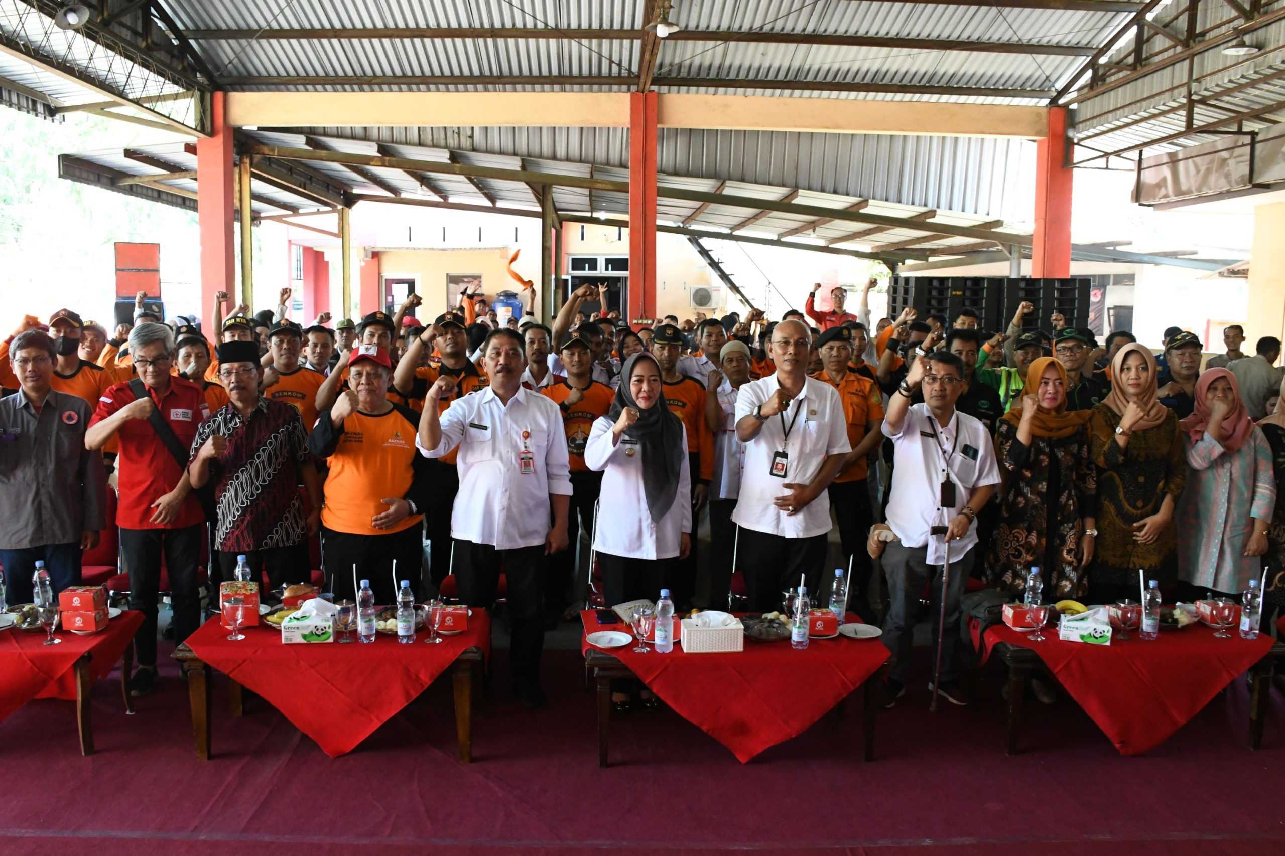 Bupati Purbalingga menggelar acara Silaturahmi Relawan di Kantor Badan Penanggulangan Bencana Daerah (BPBD) Purbalingga, Rabu (31/5/2023).