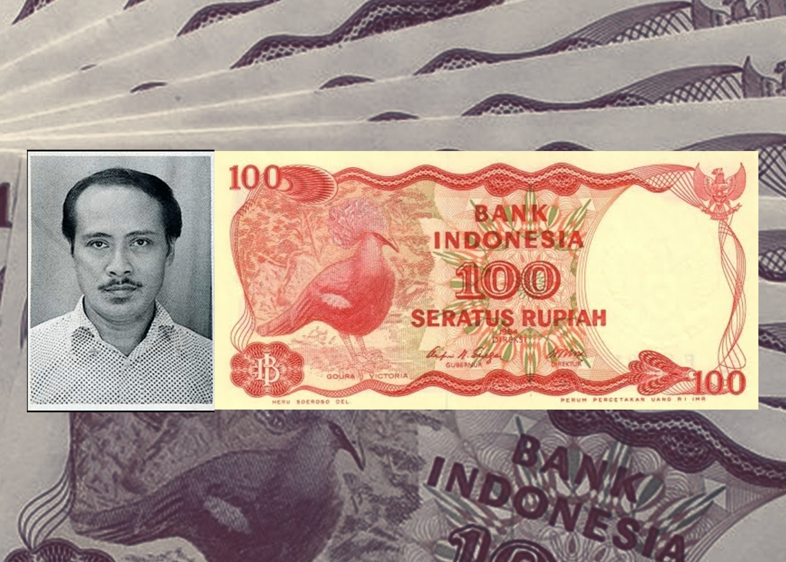 Uang 100 Rupiah Tahun 1984 Gambar Dari Soeroso