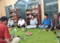 Ketua Fraksi Gerindra, Rachmat Imanda bertemu dengan guru ngaji di Ponpes Kalijaha, asuhan Gus Irfan, Kalibagor, Banyumas.